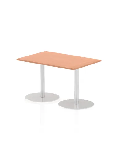 Dynamic Italia 1200 x 800mm Poseur Rectangular Table Beech Top 720mm High Leg ITL0250