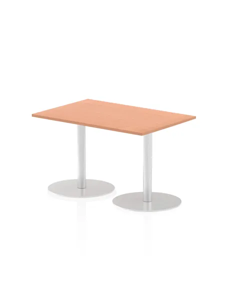 Dynamic Italia 1200 x 800mm Poseur Rectangular Table Beech Top 720mm High Leg ITL0250