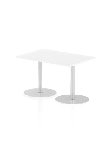 Dynamic Italia 1200 x 800mm Poseur Rectangular Table White Top 720mm High Leg ITL0252