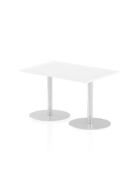 Dynamic Italia 1200 x 800mm Poseur Rectangular Table White Top 720mm High Leg ITL0252