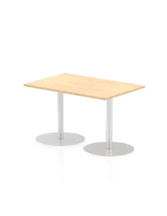 Dynamic Italia 1200 x 800mm Poseur Rectangular Table Maple Top 720mm High Leg ITL0253