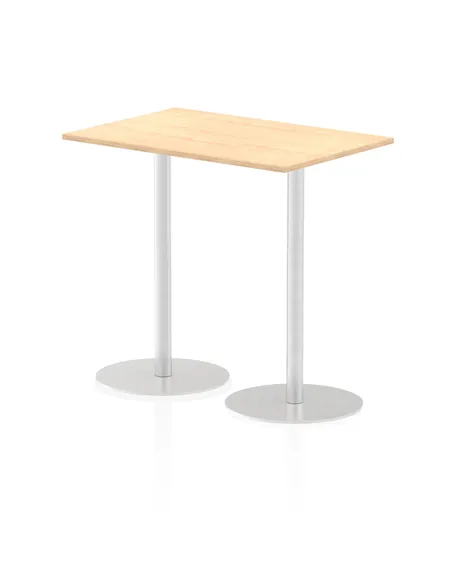 Dynamic Italia 1200 x 800mm Poseur Rectangular Table Maple Top 1145mm High Leg ITL0259