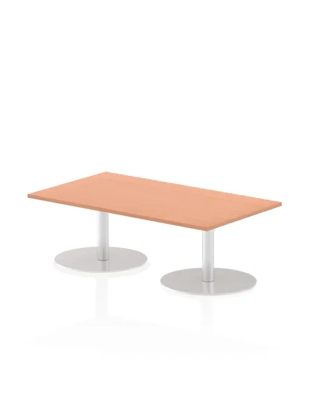 Dynamic Italia 1400 x 800mm Poseur Rectangular Table Beech Top 475mm High Leg ITL0262