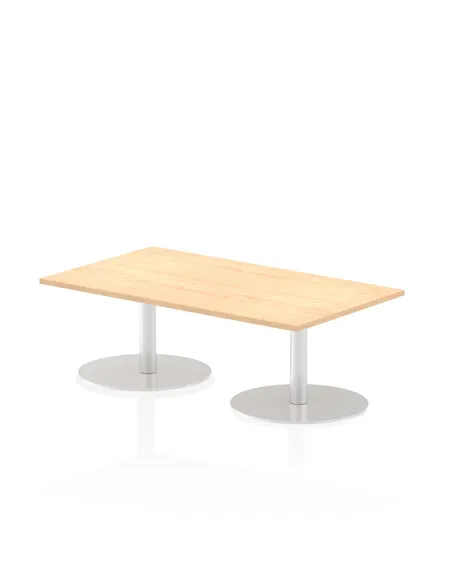 Dynamic Italia 1400 x 800mm Poseur Rectangular Table Maple Top 475mm High Leg ITL0265