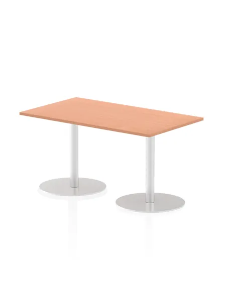 Dynamic Italia 1400 x 800mm Poseur Rectangular Table Beech Top 720mm High Leg ITL0268
