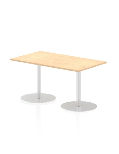 Dynamic Italia 1400 x 800mm Poseur Rectangular Table Maple Top 720mm High Leg ITL0271