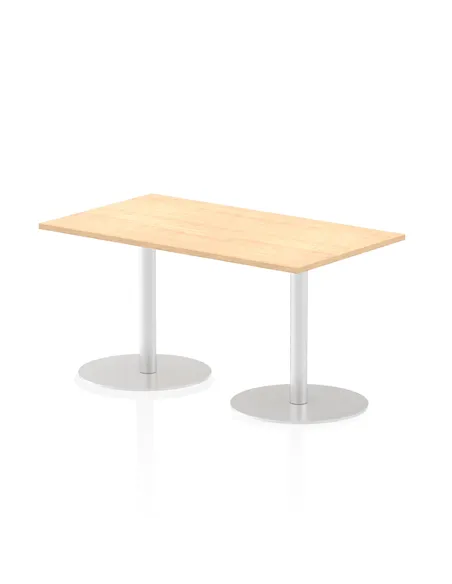 Dynamic Italia 1400 x 800mm Poseur Rectangular Table Maple Top 720mm High Leg ITL0271