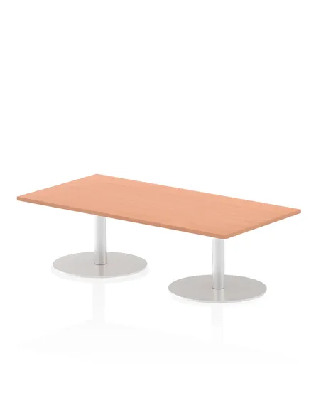 Dynamic Italia 1600 x 800mm Poseur Rectangular Table Beech Top 475mm High Leg ITL0280