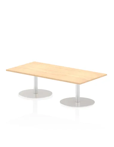 Dynamic Italia 1600 x 800mm Poseur Rectangular Table Maple Top 475mm High Leg ITL0283