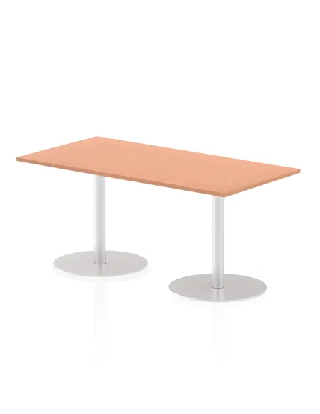Dynamic Italia 1600 x 800mm Poseur Rectangular Table Beech Top 720mm High Leg ITL0286