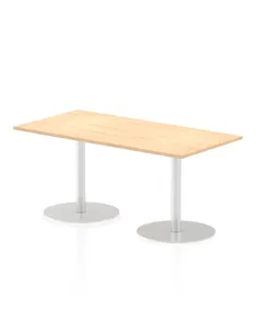 Dynamic Italia 1600 x 800mm Poseur Rectangular Table Maple Top 720mm High Leg ITL0289