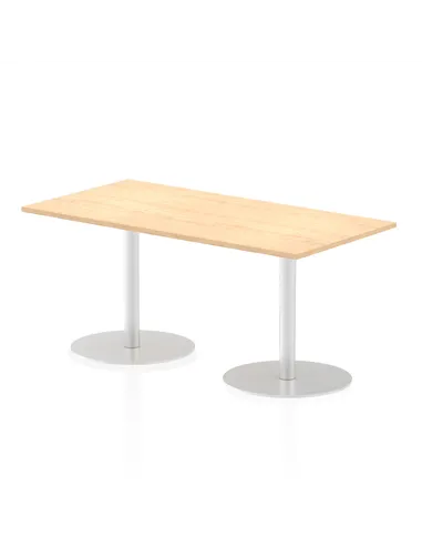 Dynamic Italia 1600 x 800mm Poseur Rectangular Table Maple Top 720mm High Leg ITL0289
