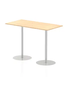 Dynamic Italia 1600 x 800mm Poseur Rectangular Table Maple Top 1145mm High Leg ITL0295