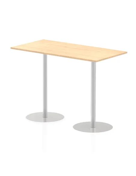 Dynamic Italia 1600 x 800mm Poseur Rectangular Table Maple Top 1145mm High Leg ITL0295