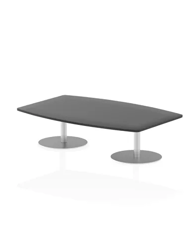 Dynamic Italia 1800mm Poseur High Gloss Table Black Top 475mm High Leg ITL0316