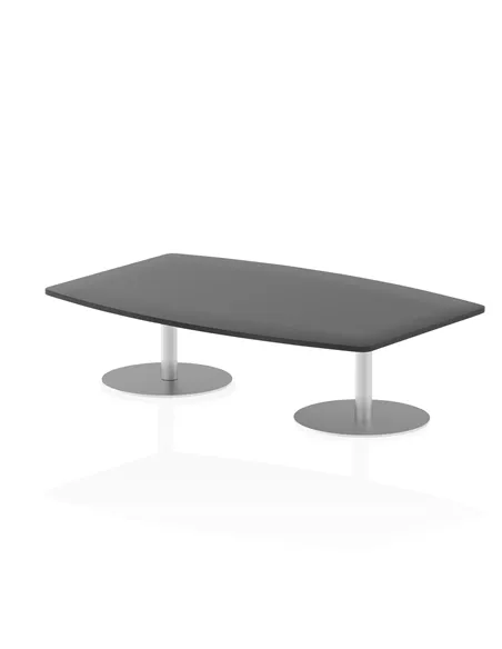 Dynamic Italia 1800mm Poseur High Gloss Table Black Top 475mm High Leg ITL0316