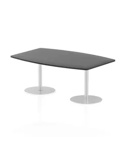 Dynamic Italia 1800mm Poseur High Gloss Table Black Top 725mm High Leg ITL0318