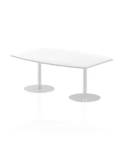 Dynamic Italia 1800mm Poseur High Gloss Table White Top 725mm High Leg ITL0319
