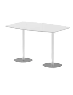 Dynamic Italia 1800mm Poseur High Gloss Table White Top 1145mm High Leg ITL0321