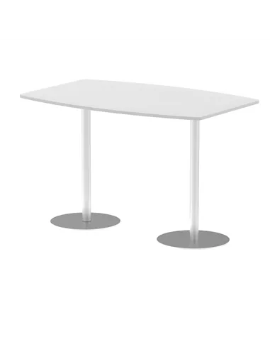 Dynamic Italia 1800mm Poseur High Gloss Table White Top 1145mm High Leg ITL0321