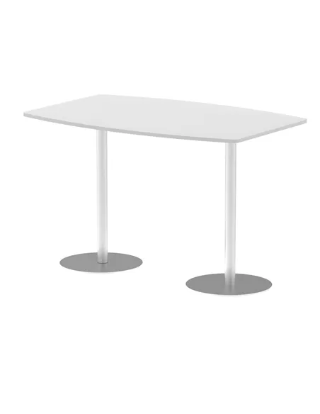 Dynamic Italia 1800mm Poseur High Gloss Table White Top 1145mm High Leg ITL0321