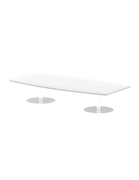 Dynamic Italia 2400mm Poseur High Gloss Table White Top 475mm High Leg ITL0323