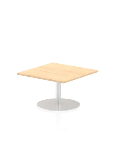 Dynamic Italia 800mm Poseur Square Table Maple Top 475mm High Leg ITL0331