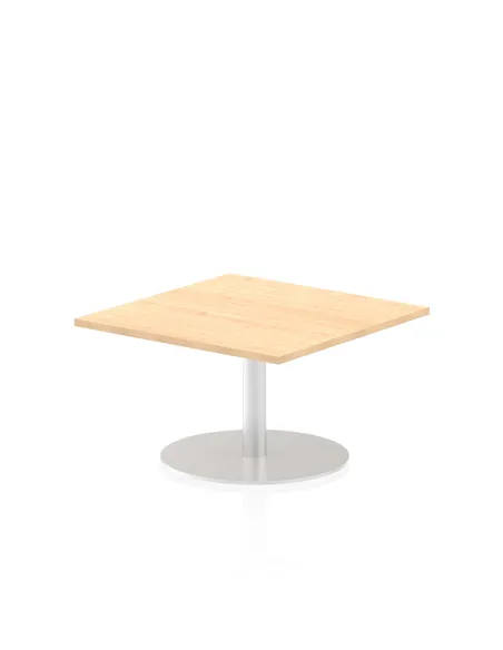 Dynamic Italia 800mm Poseur Square Table Maple Top 475mm High Leg ITL0331