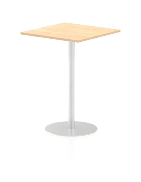 Dynamic Italia 800mm Poseur Square Table Maple Top 1145mm High Leg ITL0343