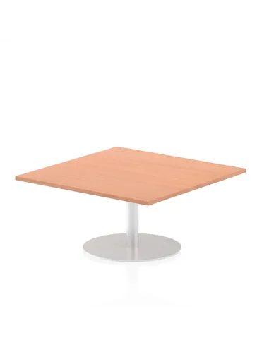 Dynamic Italia 1000mm Poseur Square Table Beech Top 475mm High Leg ITL0346