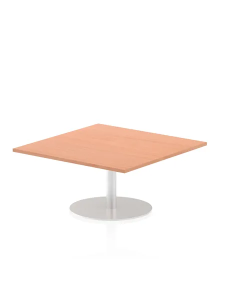 Dynamic Italia 1000mm Poseur Square Table Beech Top 475mm High Leg ITL0346