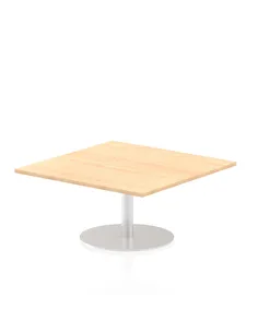 Dynamic Italia 1000mm Poseur Square Table Maple Top 475mm High Leg ITL0349