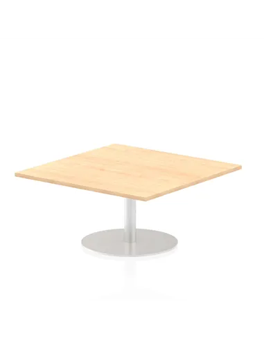 Dynamic Italia 1000mm Poseur Square Table Maple Top 475mm High Leg ITL0349