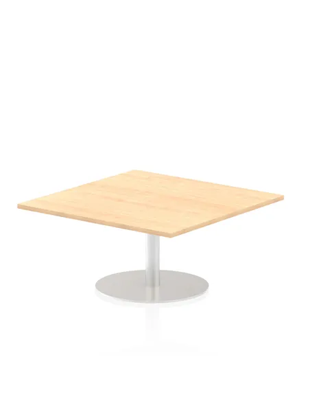 Dynamic Italia 1000mm Poseur Square Table Maple Top 475mm High Leg ITL0349