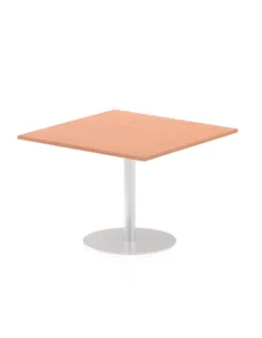 Dynamic Italia 1000mm Poseur Square Table Beech Top 720mm High Leg ITL0352
