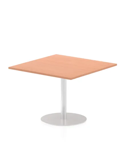 Dynamic Italia 1000mm Poseur Square Table Beech Top 720mm High Leg ITL0352