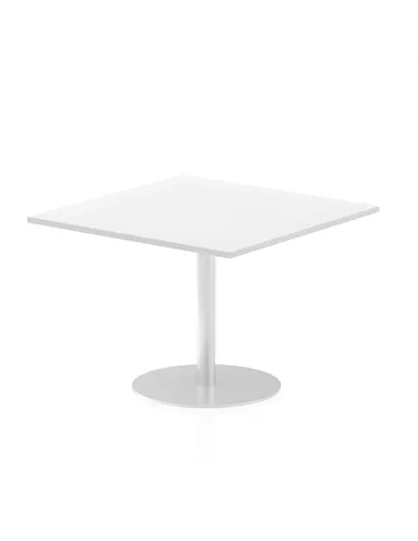 Dynamic Italia 1000mm Poseur Square Table White Top 720mm High Leg ITL0354