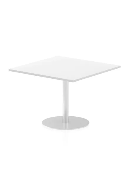 Dynamic Italia 1000mm Poseur Square Table White Top 720mm High Leg ITL0354