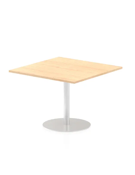 Dynamic Italia 1000mm Poseur Square Table Maple Top 720mm High Leg ITL0355