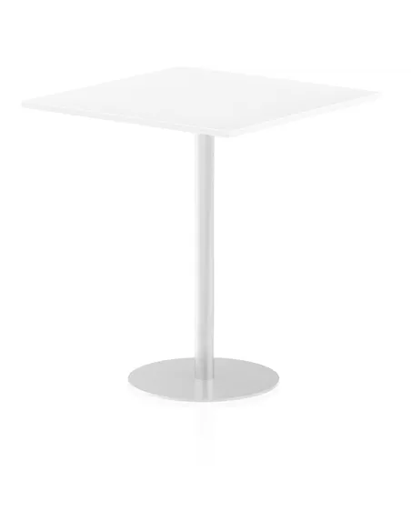 Dynamic Italia 1000mm Poseur Square Table White Top 1145mm High Leg ITL0360