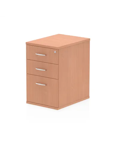 Dynamic Impulse 600mm Deep Desk High Pedestal Beech I000069