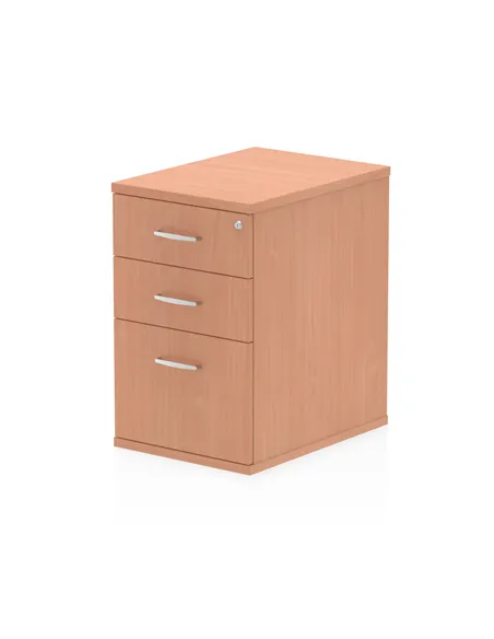 Dynamic Impulse 600mm Deep Desk High Pedestal Beech I000069