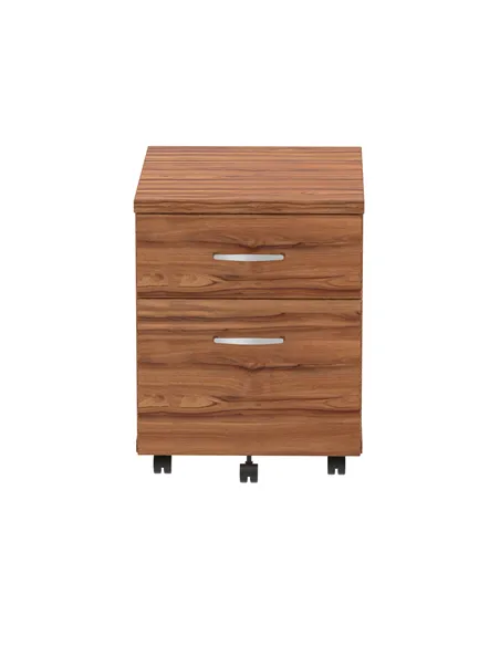 Dynamic Impulse 2 Drawer Mobile Pedestal Walnut I000124