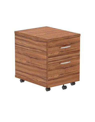 Dynamic Impulse 2 Drawer Mobile Pedestal Walnut I000124