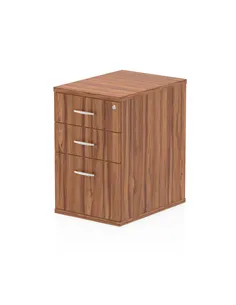 Dynamic Impulse 600mm Deep Desk High Pedestal Walnut I000129