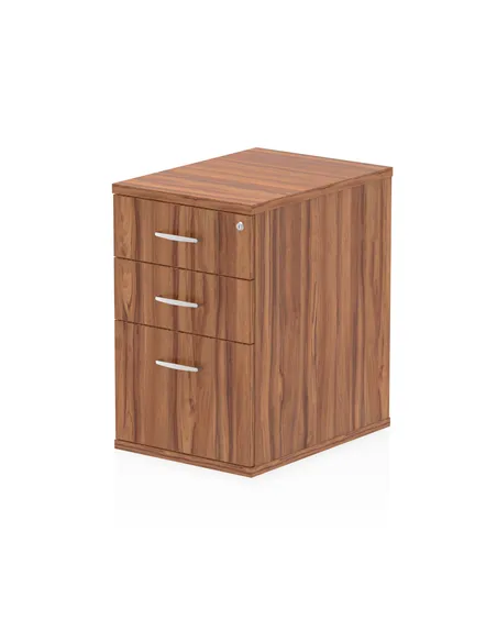 Dynamic Impulse 600mm Deep Desk High Pedestal Walnut I000129