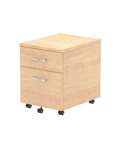 Dynamic Impulse 2 Drawer Mobile Pedestal Maple I000244