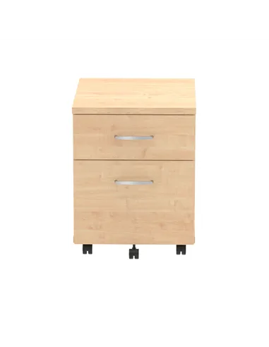 Dynamic Impulse 2 Drawer Mobile Pedestal Maple I000244