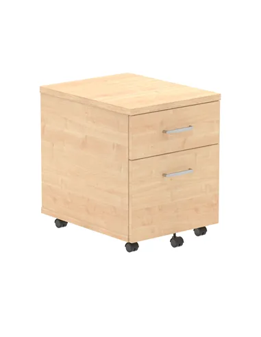Dynamic Impulse 2 Drawer Mobile Pedestal Maple I000244