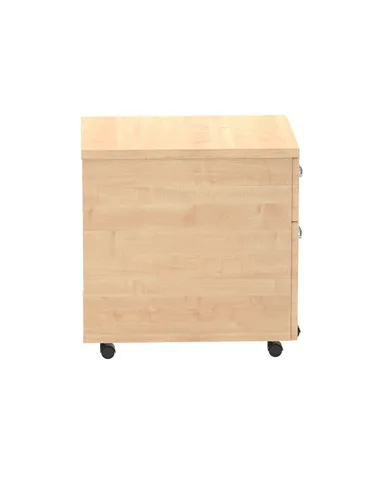 Dynamic Impulse 2 Drawer Mobile Pedestal Maple I000244